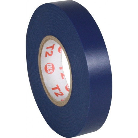 Ruban pour isolation électrique PVC 15mmx33m bleu