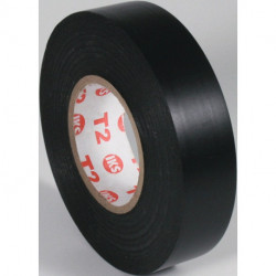 Ruban isolant E91 noir longueur 33 m largeur 19 mm rouleau IKS