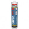 Enduit d’étanchéité en silicone Silirub Pro N noir 300 ml cartouche SOUDAL (Par 15)