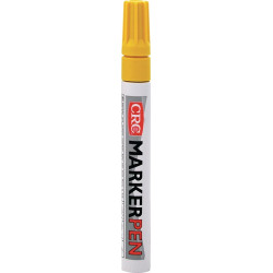 Marqueur permanent MARKERPEN jaune grad. env.1-4,5 mm pointe d’écriture imperméable à l’eau CRC (Par 12)