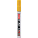 Marqueur permanent MARKERPEN jaune grad. env.1-4,5 mm pointe d’écriture imperméable à l’eau CRC (Par 12)