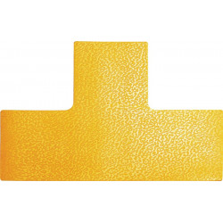 Marquage des places de parking forme T autocollant jaune de sécurité 20 pièce carton DURABLE