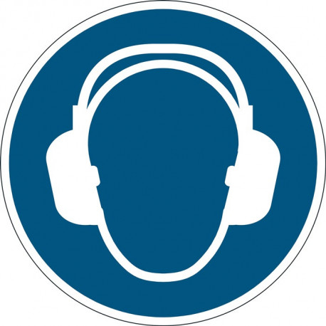 Pictogramme d'obligation ASR A1.3/DIN EN ISO 7010 utiliser protection auditive 4 (Par 5)