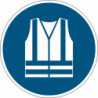 Pictogramme d'obligation ASR A1.3/DIN EN ISO 7010 gilet de signalisation obligat (Par 5)