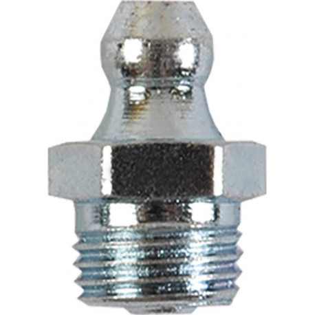 Embout de graissage conique H1 DIN71412 M6 x 1 mm forme A SW 7 mm 6 pans set SAMOA HALLBAUER (Par 100)