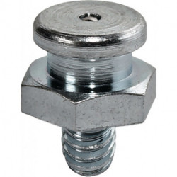 Embout de graissage à tête plate standard DIN3404 M8 x 1 mm forme A SW 17 mm set SAMOA HALLBAUER (Par 100)