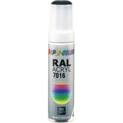 Crayon à vernis gris anthracite brillant RAL 7016 12 ml 12 ml tige DUPLI-COLOR (Par 30)