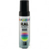 Crayon à vernis noir foncé mat RAL 9005 12 ml 12 ml tige DUPLI-COLOR (Par 30)