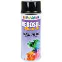 Bombe de peinture de couleur AEROSOL Art gris anthracite brillant RAL 7016 400 m (Par 6)