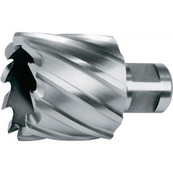 Couronne de carrotage D.28mm HSS Prof. coupe .30mm Weldon RUKO