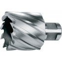Couronne de carrotage D.40mm HSS Prof. coupe .30mm Weldon RUKO