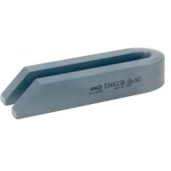 Bride à fourche DIN 6315B largeur de la fente 26 mm longueur 500 mm pour vis de M24