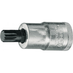 Jeu de clés à douille INX 19 1/2 po. empreinte polygonale femelle M12 longueur 1