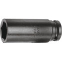 Jeu d'embout de clé à douille forte démult. K 19 L 1/2 ” ouv. de clé 24 mm L. 82 mm