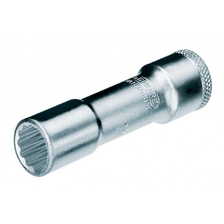 Jeu de clés à douille D 30 L 3/8 po. 12 pans ouv. de clé 20 mm longueur 635 mm