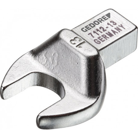 Outil à emmancher à mâchoire 7112-14 ouverture de clé 14 mm 9 x 12 mm acier CV G