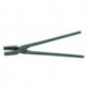 Pince de forgeron longueur 400 mm mâchoire plate noire GEDORE