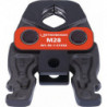 Mâchoire de presse Compact M 19 kN largeur nominale 15 mm métal/métal non ferreux adapté à ROMAX Compact ROTHENBERGER