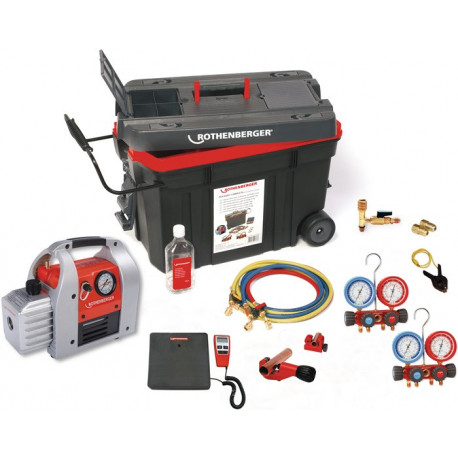 Set complet de froid/climatisation ROCADDY 120 R32 ANALOGIQUE jusqu’à 1 3/8 po. 6-35 mm 230/50 V/Hz ROTHENBERGER