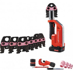 Presse à accu ROMAX Compact TT MaxiPro 1/4-1.1/8 po. set, accu 1 x 2 Ah, UE ROTHENBERGER