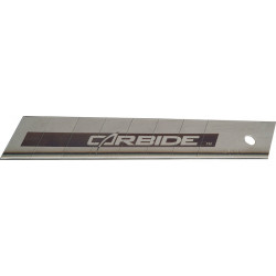 Lame cassable Carbure largeur des lames 18 mm 50 pièces/distributeur STANLEY