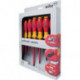 Jeu de tournevis 320N K7 7 pièces fente/PH avec détecteur de tension VDE WIHA