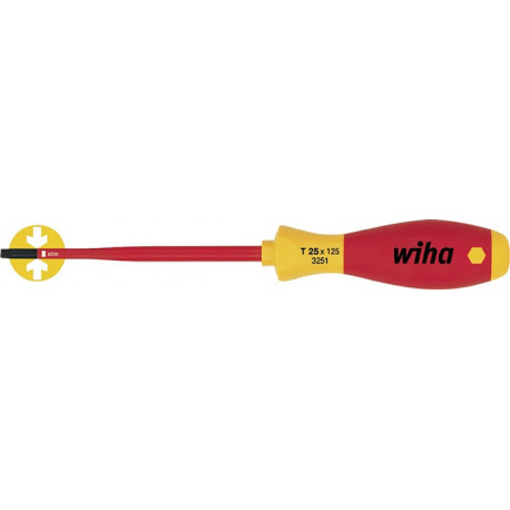 Tournevis 3251 taille T 25 longueur des lames 125 mm VDE isolé slim Fix WIHA