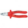 Pince universelle à forte démultiplicat. longueur 200 mm chromé isolé par immersion VDE KNIPEX