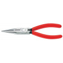 Pince à becs plats, ronds DIN ISO 5745 longueur 125 mm plat/rond droite poli revêt. en plastique KNIPEX