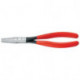 Pince de montage DIN ISO 5743 longueur 200 mm forme 0 poli revêt. en plastique pointe droite KNIPEX