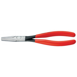 Pince de montage DIN ISO 5743 longueur 200 mm forme 0 poli revêt. en plastique pointe droite KNIPEX
