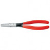 Pince de montage DIN ISO 5743 longueur 200 mm forme 0 poli revêt. en plastique pointe droite KNIPEX