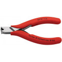 Coup. frontale pour l'electronique DIN ISO 9654 longueur 115 mm forme 0 facette oui poli miroir revêtement en plastique KNIPEX