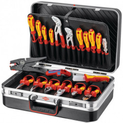 Mallette à outils Elektro 20 pièces mallette en matériau ABS Installation électrique KNIPEX