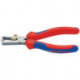 Pince à dénuder longueur 160 mm poli gaines multicomposant sans ressort d’ouverture KNIPEX
