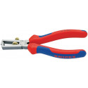 Pince à dénuder longueur 160 mm poli gaines multicomposant sans ressort d’ouverture KNIPEX