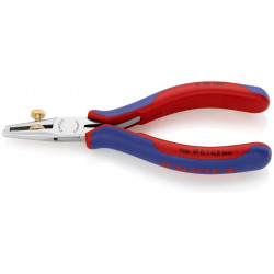 Pince à dénuder pour l'électronique longueur totale 140 mm zone de travail 0,1-0,8 mm KNIPEX