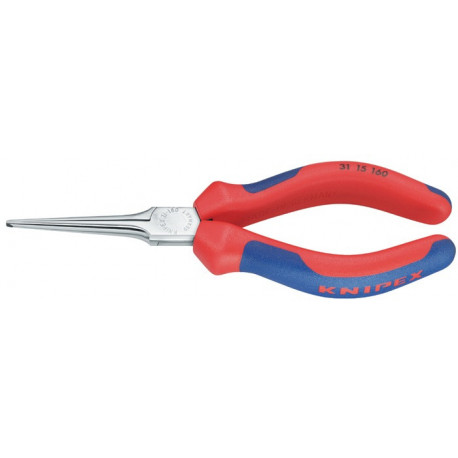 Pince à aiguilles DIN ISO 5743 longueur 160 mm droit chromé gaines multicomposant KNIPEX