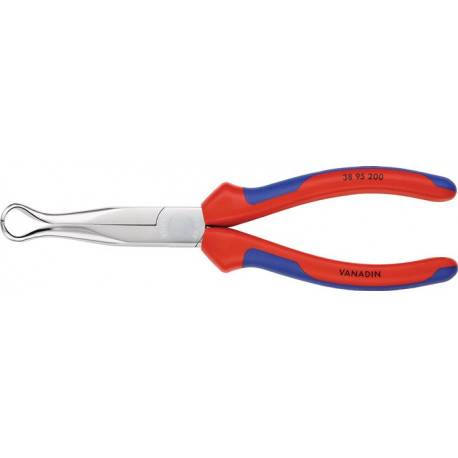 Pince de mécanicien longueur 200 mm forme 9 coudé à 45 deTaille gaines multicomposa