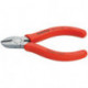 Pince coupante diagonale longueur 110 mm tête polie revêt. en plastique max. 1,2 mm KNIPEX