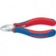 Pince coupante diagonale longueur 125 mm forme 1 facette oui tête polie gaines multicomposant KNIPEX