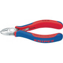 Pince coupante diagonale longueur 125 mm forme 1 facette oui tête polie gaines multicomposant KNIPEX