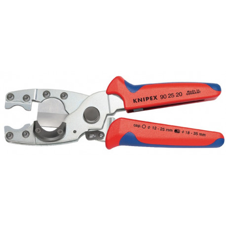 Coupe-tubes pour D. canalisations 12-25/18-35 mm L. 210 mm acier électr. chrome vanadium KNIPEX