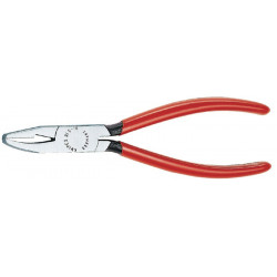 Pince à gruger le verre DIN ISO 5743 L. 160 mm largeur de mors 9,5 mm tête polie revêt. en plastique KNIPEX