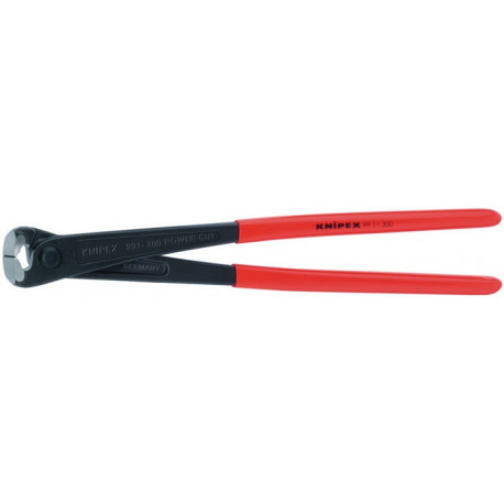 Tenaille russe à forte démultiplication DIN ISO 9242 longueur 300 mm poli noir atramenté revêtement en plastique KNIPEX