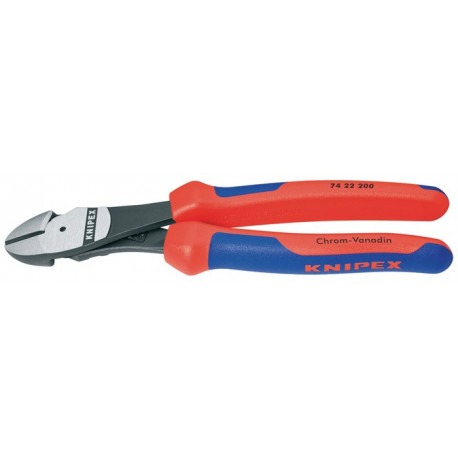 Coupeuse latér. diag. à forte démultipl. longueur 250 mm forme 2 gaines multicom