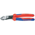 Coupeuse latér. diag. à forte démultipl. longueur 250 mm forme 2 gaines multicom