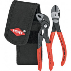 Jeu de pinces Minis contenu 2 pièces Pochette de ceinture 390 KNIPEX