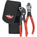 Jeu de pinces Minis contenu 2 pièces Pochette de ceinture 390 KNIPEX