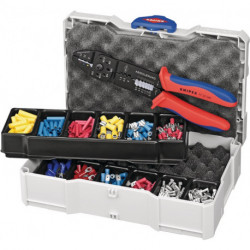Assortiment d'embouts de câble 301 pièces 0,5-6 mm² mallette de rangement KNIPEX